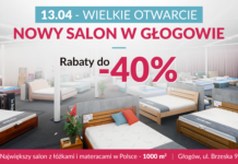 W Głogowie otwiera się innowacyjny i największy w Polsce salon z łóżkami i materacami!